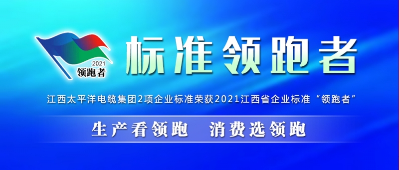 喜訊丨集團(tuán)2項(xiàng)企業(yè)標(biāo)準(zhǔn)榮獲2021年江西省企業(yè)標(biāo)準(zhǔn)“領(lǐng)跑者”！